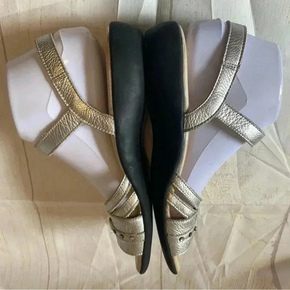 Mephisto Relax Shimmer Nubuck Sandals Size 38 - Picture 4 of 14